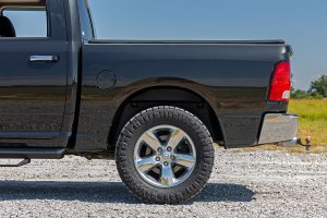 Dodge Ram 2500 Rear Wheel Well Liners - Rough Country - High-density Polyethylene - Black - '09-'10